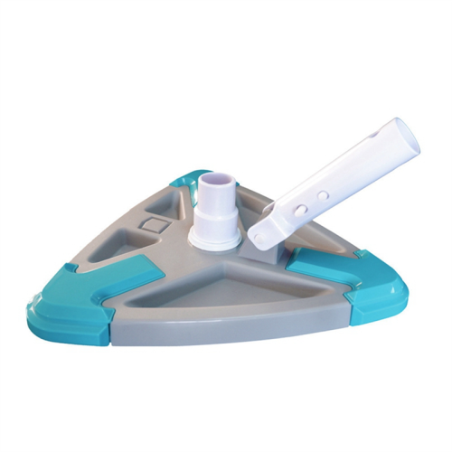 Vacuum Cleaner Head Triangular Pool Head with Side Brush Cleaner Tool 1