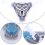 Vacuum Cleaner Head Triangular Pool Head with Side Brush Cleaner Tool 4