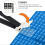 Pool Solar Cover Reel Attachment Straps Kit 7