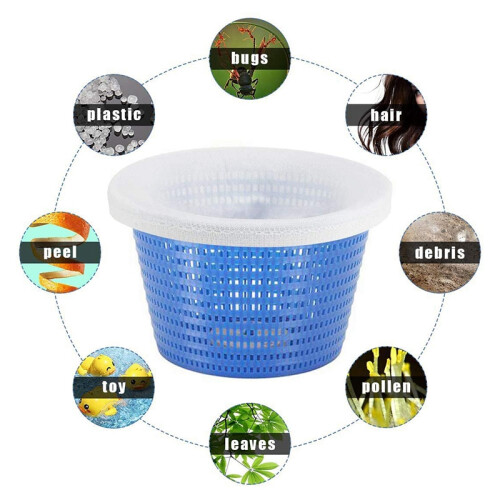 10Pcs Skimmer Basket Filter Pool Filter 2
