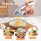 Large-Capacity Garlic Press Anti-Rust Heavy-Duty Ginger Easy to Clean 7