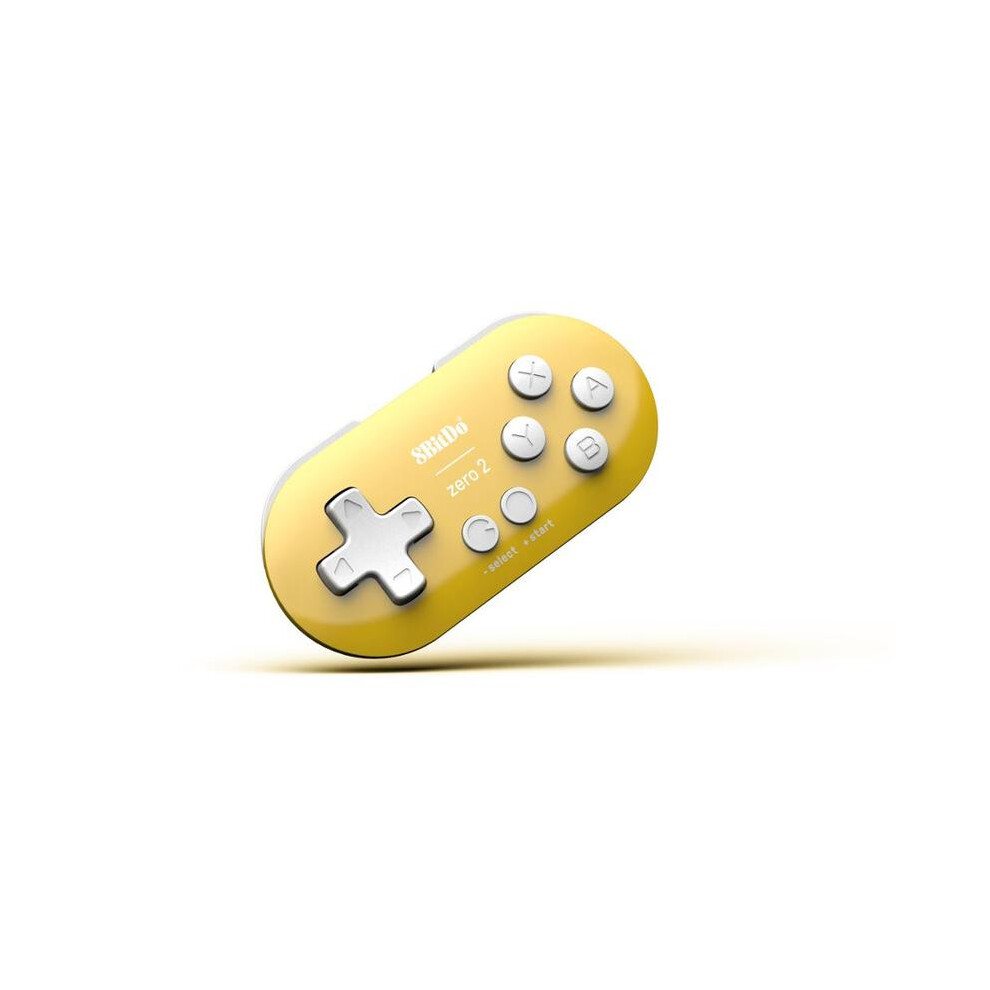 Maxpower Yellow (Yellow) 8Bitdo Zero 2 Bluetooth Gamepad For Nintendo Switch Windows Android Macos Small