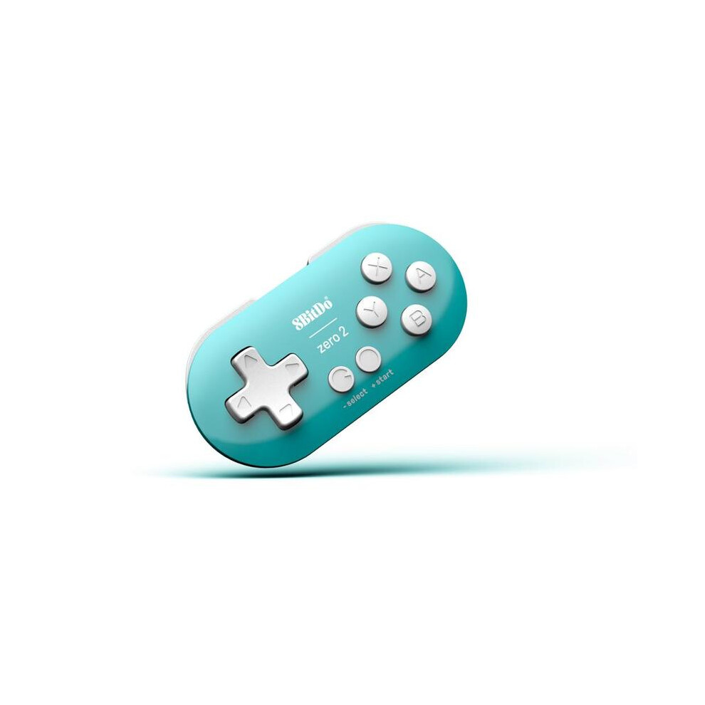 Maxpower Turquoise (Turquoise) 8Bitdo Zero 2 Bluetooth Gamepad For Nintendo Switch Windows Android Macos Small