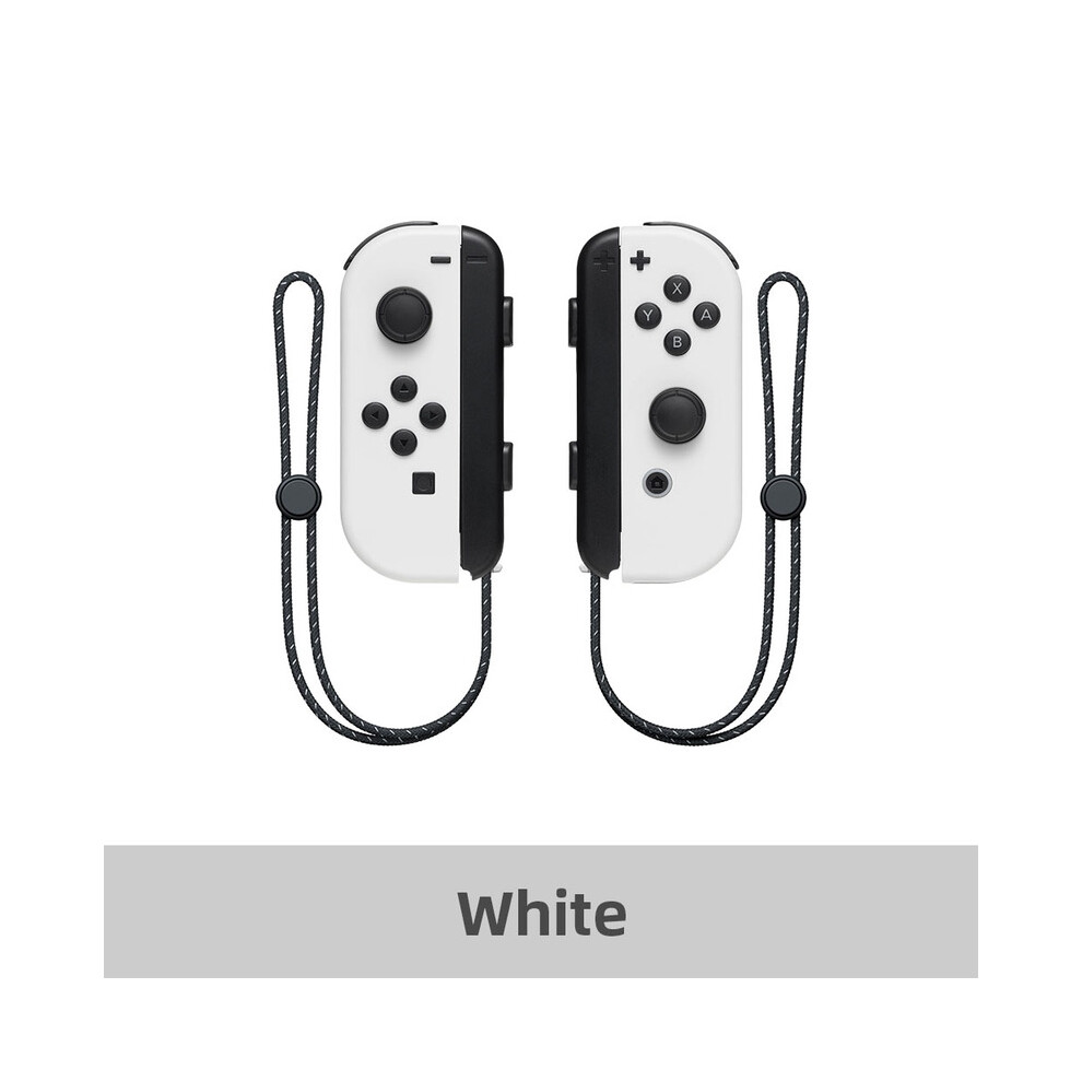 (White) Joy Pad Con Joycons Wireless Controller L/R Controllers with Grip Support