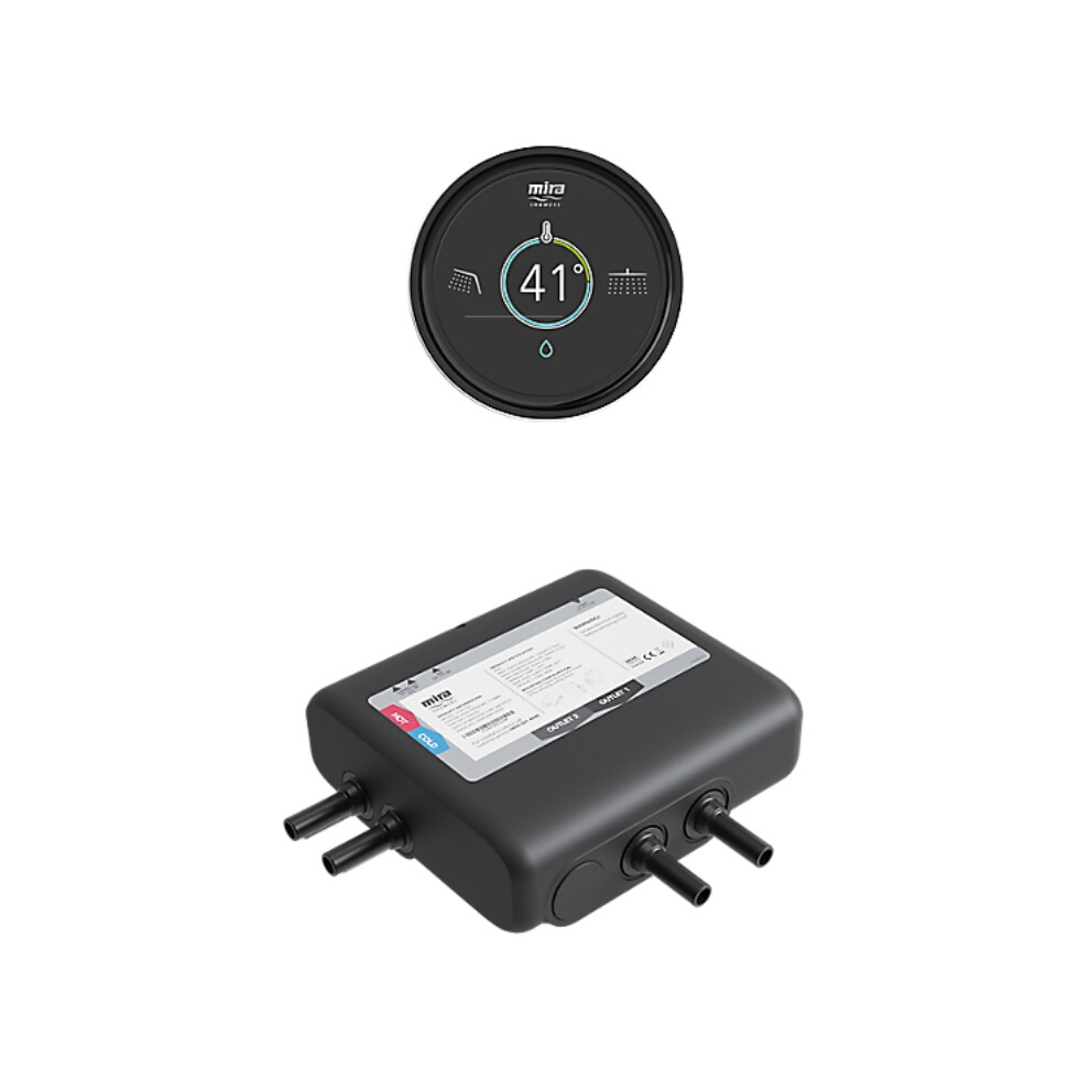 Mira Showers Platinum Dual Outlet Valve and Controller, for High Pressure / Combi Systems - 1.1981.014