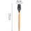 3Pcs Silicone Basting Brush Wooden Handle Silicone Brush 9