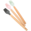 3Pcs Silicone Basting Brush Wooden Handle Silicone Brush 2