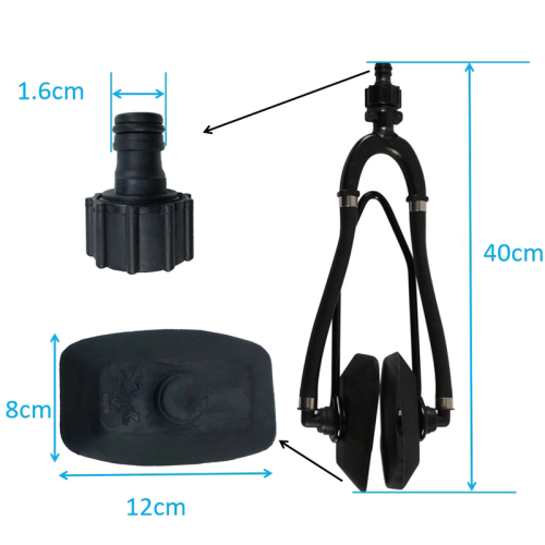 Outboard Muff Motor Flusher Boat Cleaning Engine Marine Tool Flushing 2