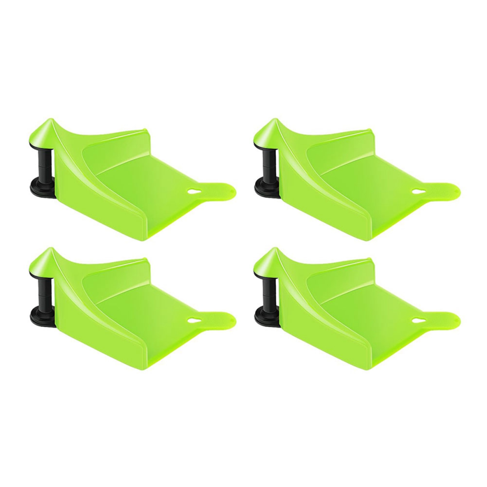 4-Pack Tire Hose Rollers For Car Wash Avoid Snagging, Green 4851714833707