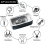 Ultrasonic Cleaner, 3 Modes, 45KHz Low Noise (Chargeable Version) 8