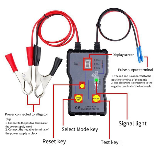 Injector Tester Fuel System Scan Tool Gasoline Injector Tester 2