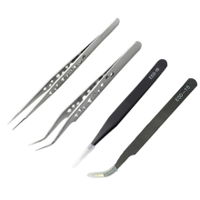 Precision Industrial Tweezers for Electronics Soldering Maintenance