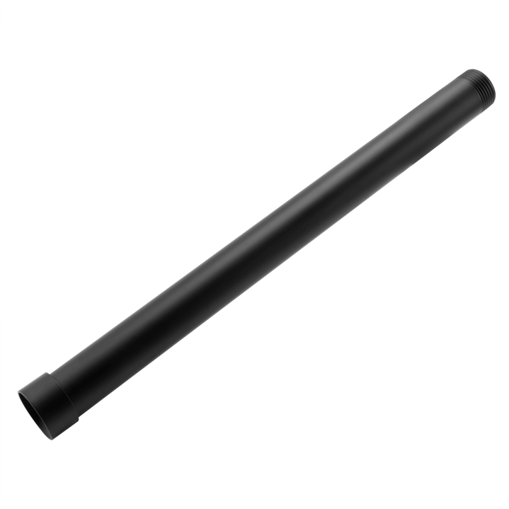 Black Shower Extend Pipe 30Cm Length Shower Mixer Pipe Brass Bath 4851714850452