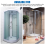 Curved Shower Door Rollers, 8Pcs Shower Glass Door Rollers 8