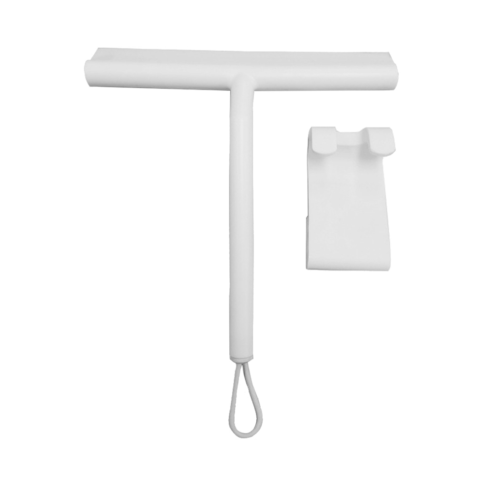 Silicone Shower Squeegee with Hook & Lanyard,for Bathroom, Door, Car