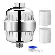 Shower Filter 20-Stage Showerhead Filter with 2 Filter Cartridges