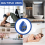 Digital Bathroom Clock Waterproof Shower Clock Timer Blue 9