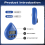 Digital Bathroom Clock Waterproof Shower Clock Timer Blue 10