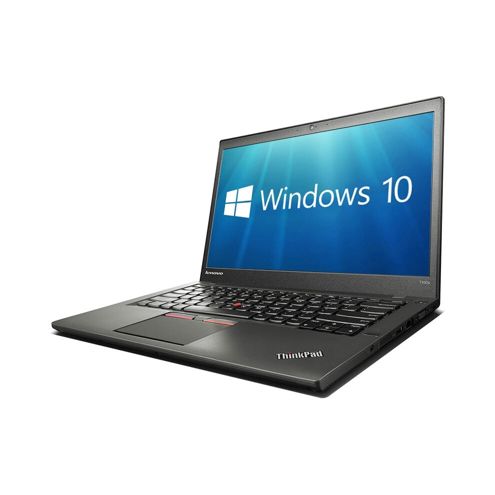 Lenovo Thinkpad T450 Laptop - 14" Core I5-5300U 8Gb 500Gb Webcam Wifi Windows 10 825633445505