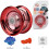 (Red) Professional Unresponsive Yoyo, Alloy Yoyo, With Ring   Yoyo Strings 1