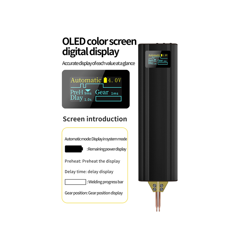 80-Gear Oled Digital Display Spot Welder 4851714871006
