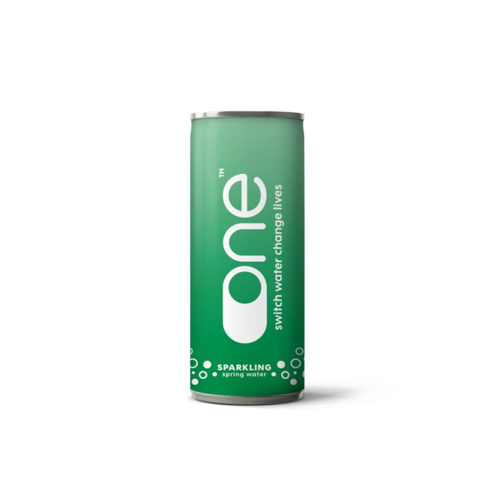 One Water Sparkling Can 330ml (Pack of 24)