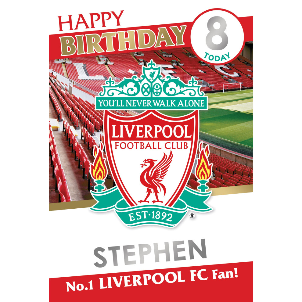 Liverpool FC Anfield Stadium Pop Up Card