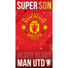 Manchester United FC Son Birthday Card