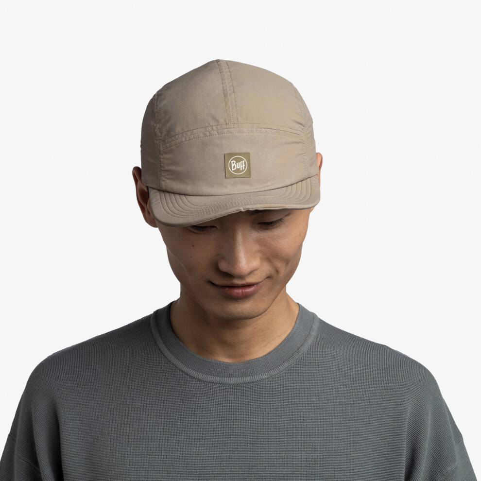 (One Size, Slen Fawn) Buff Adults 5 Panel Explore UPF 50 Adjustable Lightweight Running Cap Hat