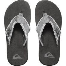 (11 UK, Grey) Quiksilver Mens Monkey Abyss Summer Beach Thongs Sandals Flip Flops