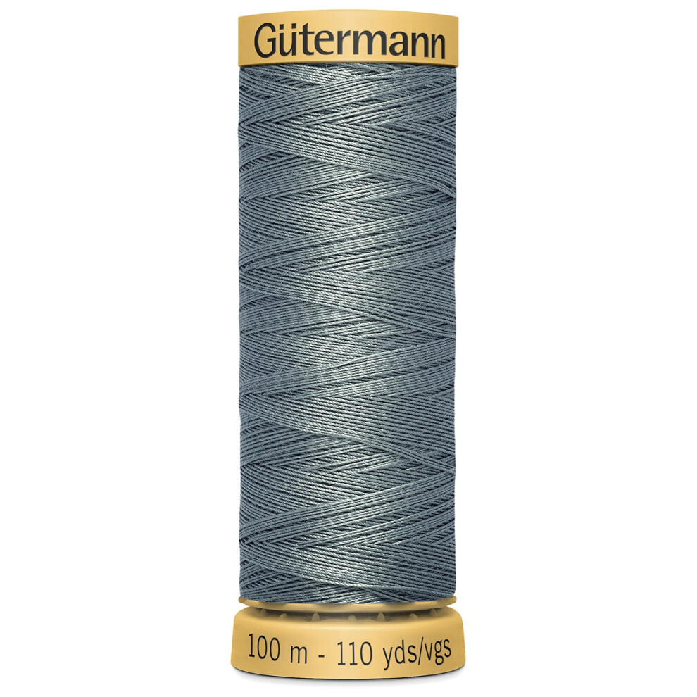 Gutermann Natural Cotton Thread 110yd-Slate 103C-9310