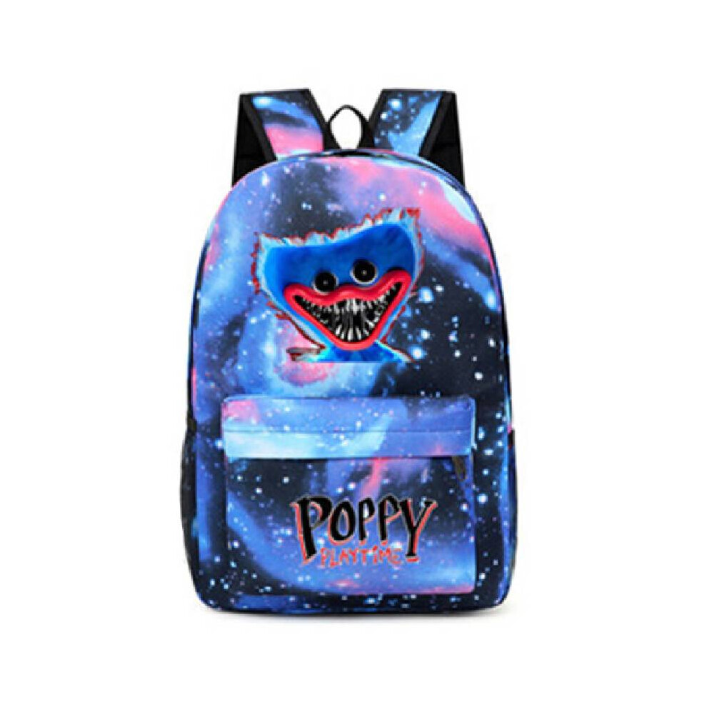 Dinamr Poppy Playtime Backpack Shoulder Bag Large Capacity School Bag Handbag Game Role