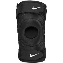 (S, Black/White) Nike Pro Compression Knee Support
