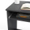 Homcom HOMCOM Compact Computer Table w/ Keyboard Tray Drawer Study Office Work, Grey 7