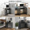 Homcom HOMCOM Compact Computer Table w/ Keyboard Tray Drawer Study Office Work, Grey 5