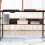 Homcom HOMCOM Tiltable Drafting Table Home Office Computer Desk w/ Shelf, Rustic Brown 9