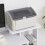 Homcom HOMCOM Computer Desk with Sliding Keyboard Tray Storage Drawer Shelf White 6