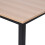 Homcom HOMCOM Computer Desk Dining Table Writing Table with Metal Frame, Black 8