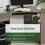 Homcom HOMCOM L-Shaped Corner Computer Desk w/ 2 Shelves Worktop Keyboard Tray Grey 4