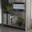 Homcom HOMCOM L-Shaped Corner Computer Desk w/ 2 Shelves Worktop Keyboard Tray Grey 8