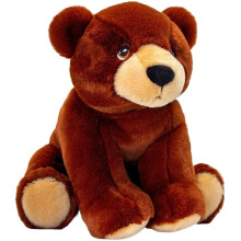 Keel Toys Keeleco Brown Bear Soft Toy Plush Lovely Teddy Animal 18cm