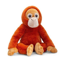 Keel Toys Eco-Friendly Orangutan 45cm Medium Stuffed Soft Toy Plush