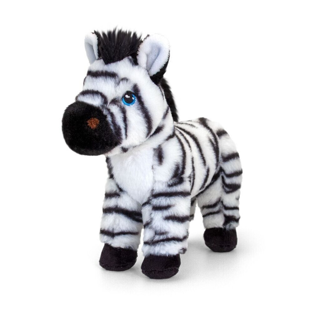 Keel Toys Zebra 20Cm Stuffed Soft Toy Plush Keeleco Cuddle Animal Toys