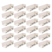 100pcs Disposable Snack Boxes Hot Dog Paper Boxes Paper Hot Dog Storage Boxes