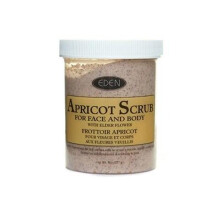 Eden Apricot Scrub For Gentle Exfoliation of Face And Body, Enriched with Vitamin E - 227g