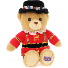 Keel Toys London Beefeater Bear Soft Toy Plush Lovely Teddy Toy 19cm