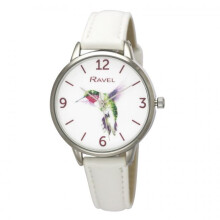 Ravel Women's Hummingbird Watch - White RF010.4