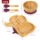 Bamboo Elephant Plate Bowl & Spoon Set Suction Stay-Put Design (Red) 1