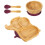 Bamboo Elephant Plate Bowl & Spoon Set Suction Stay-Put Design (Red) 4