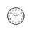 Ravel Ravel 30cm White Dial Black Wall Clock R.WC.30.3 1